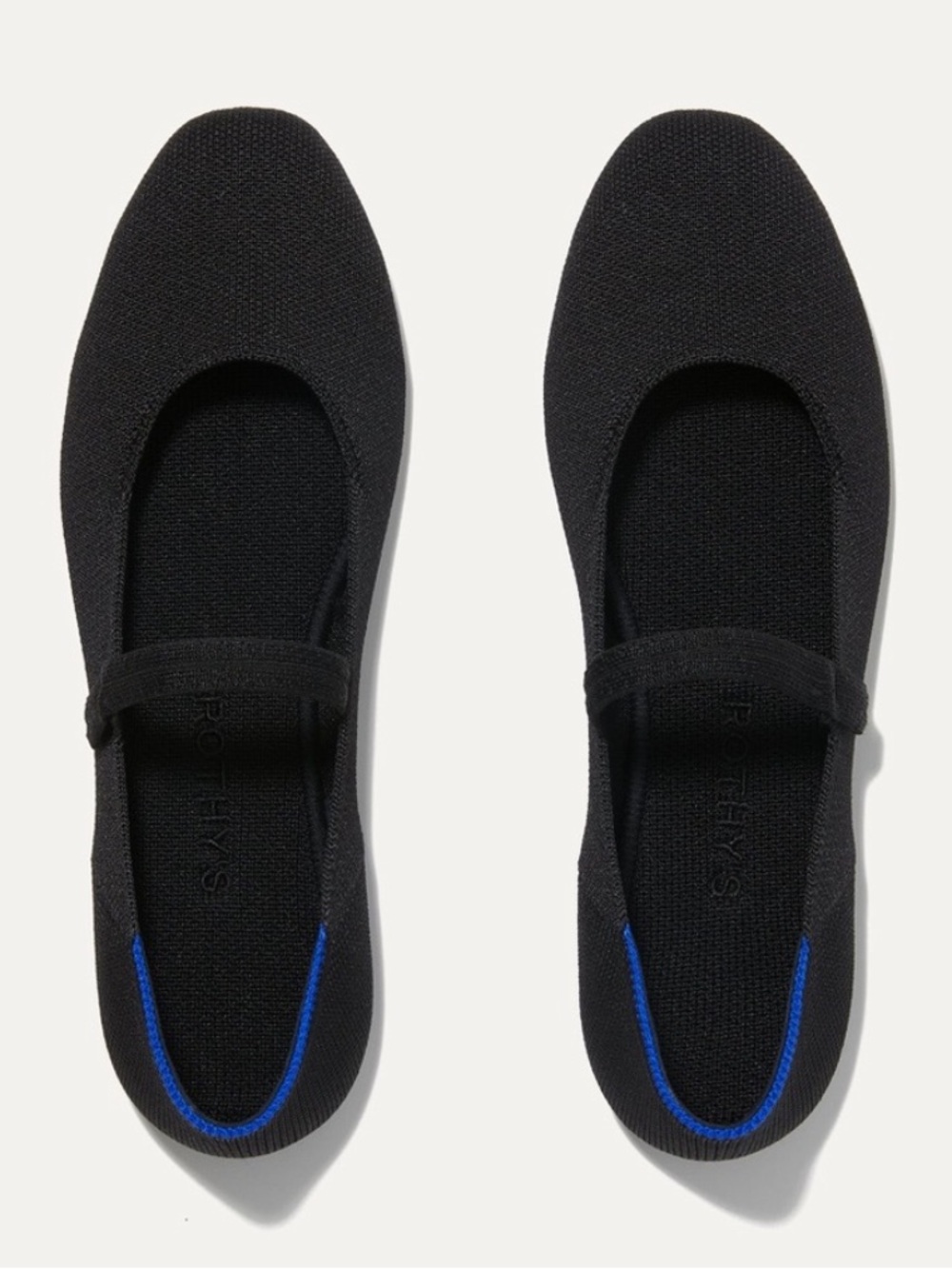 rothy’s square mary jane flats 9.5 black